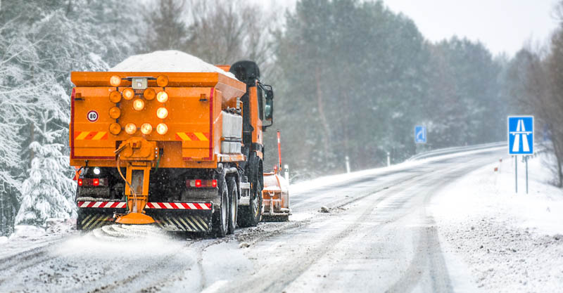 Saint-Laurent Road Salting